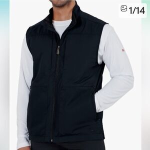 Scottevest RFID Travel Vest Full Zip Mens Black Size L